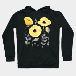 Yellow Poppies Hoodie